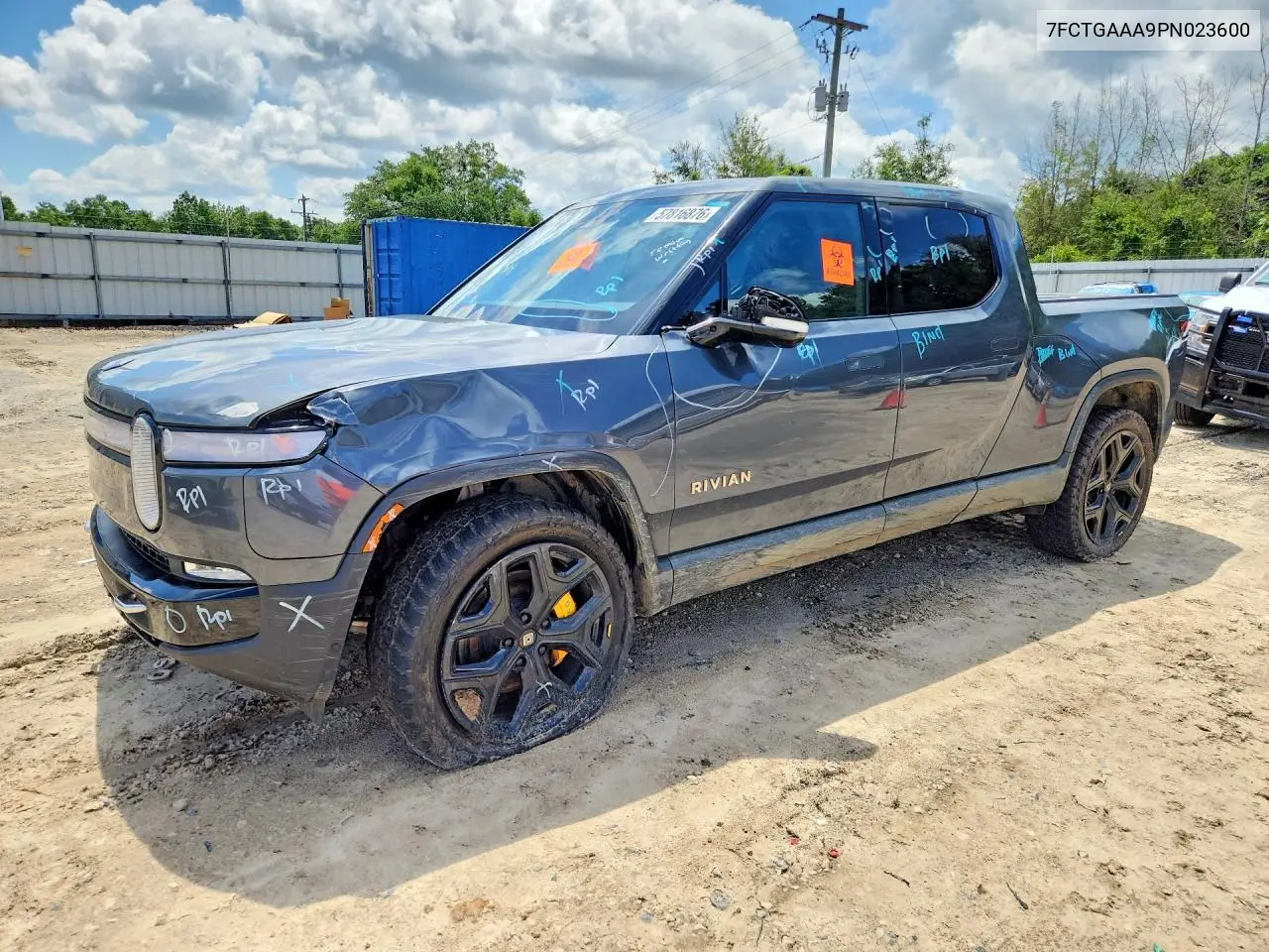 2023 Rivian R1T Adventure VIN: 7FCTGAAA9PN023600 Lot: 57816876