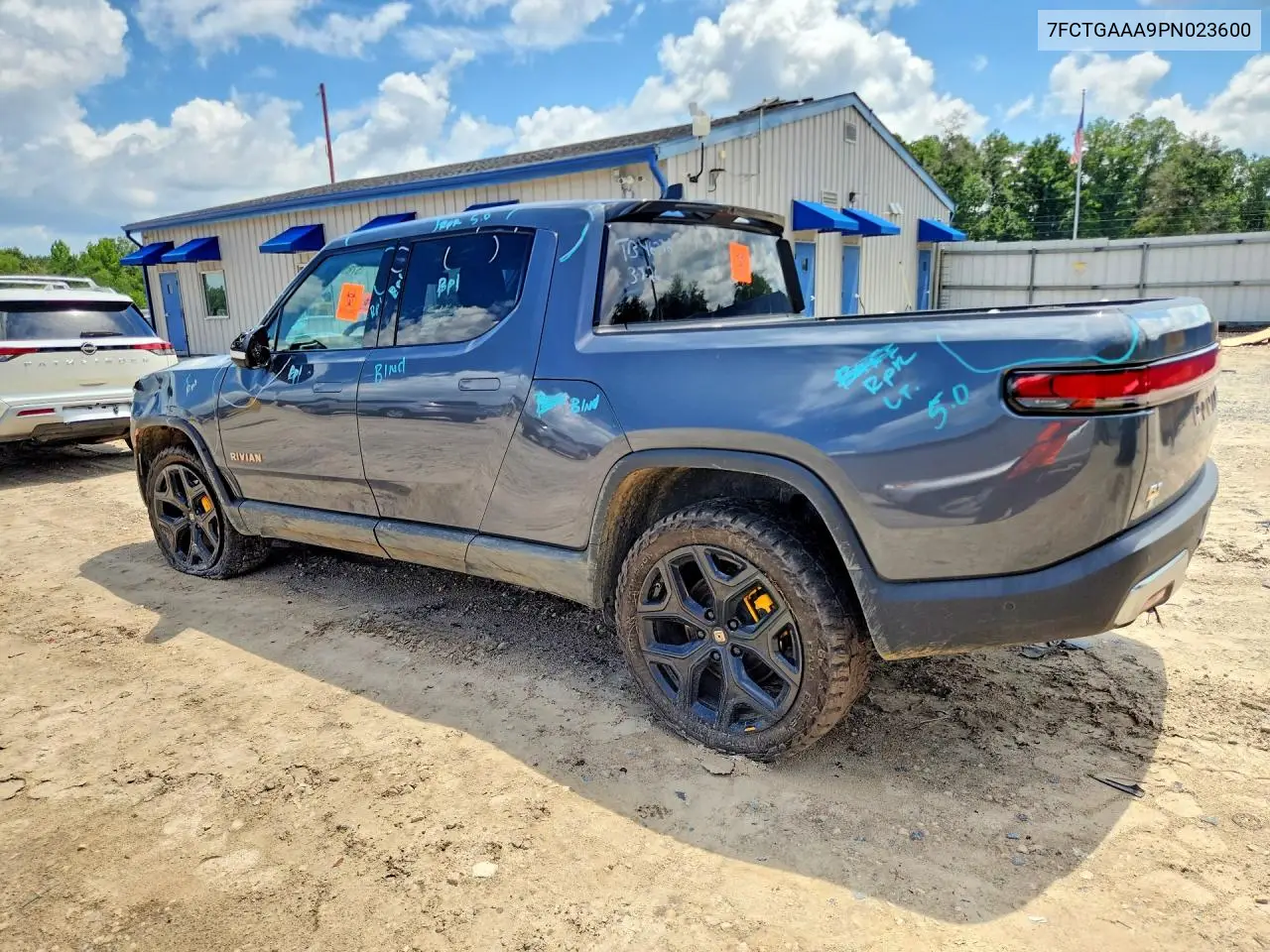 2023 Rivian R1T Adventure VIN: 7FCTGAAA9PN023600 Lot: 57816876
