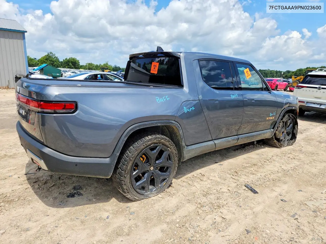2023 Rivian R1T Adventure VIN: 7FCTGAAA9PN023600 Lot: 57816876