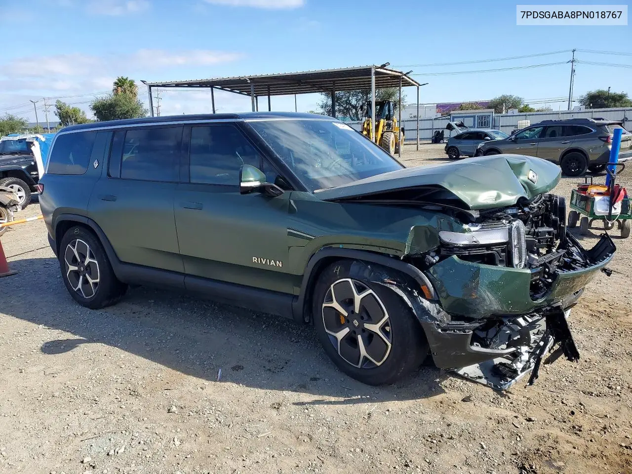 2023 Rivian R1S Adventure VIN: 7PDSGABA8PN018767 Lot: 57948616