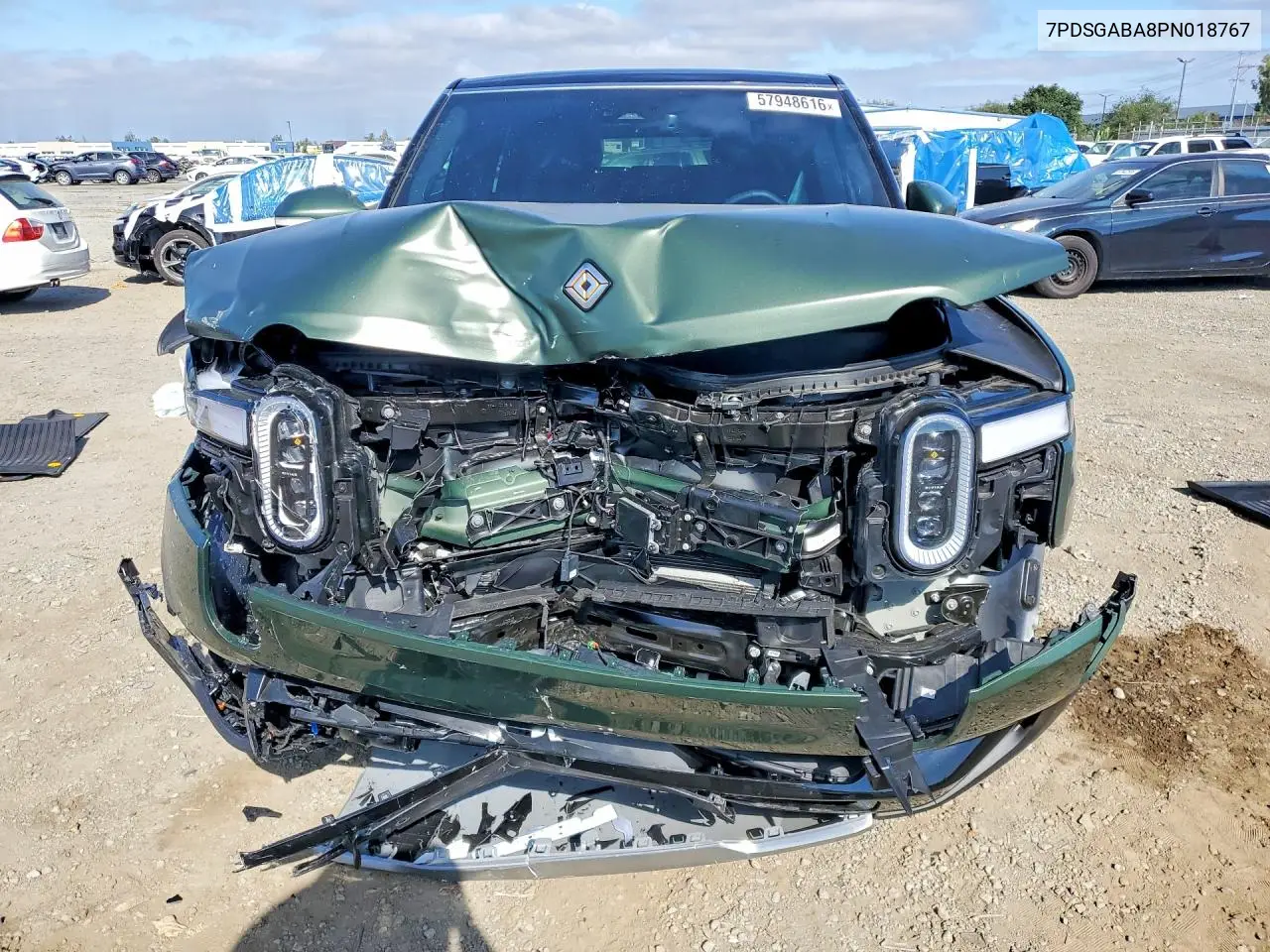 2023 Rivian R1S Adventure VIN: 7PDSGABA8PN018767 Lot: 57948616