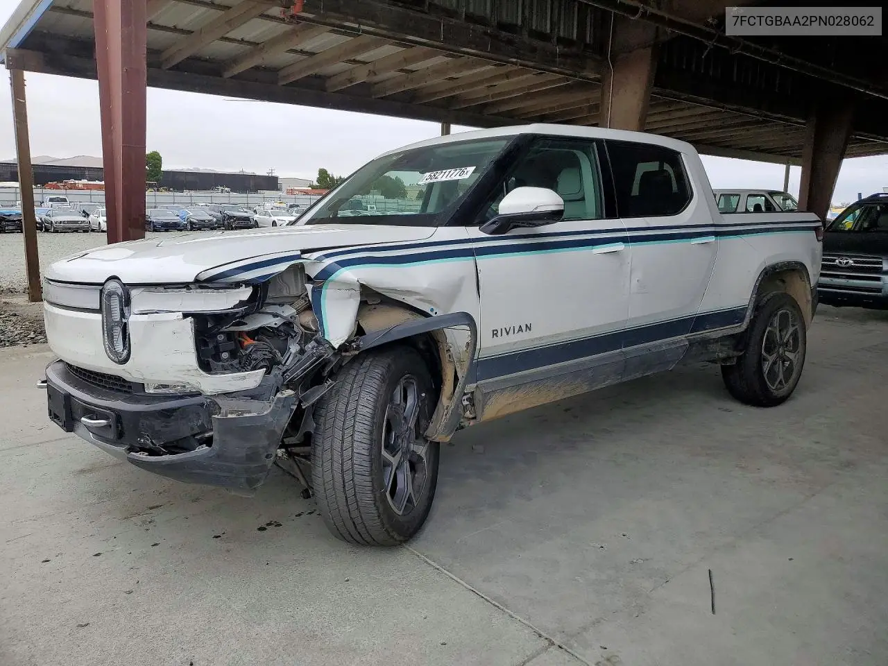 2023 Rivian R1T Adventure VIN: 7FCTGBAA2PN028062 Lot: 58211776