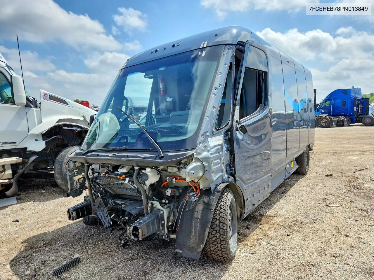 2023 Rivian Edv 700 Delivery Van VIN: 7FCEHEB78PN013849 Lot: 58945486