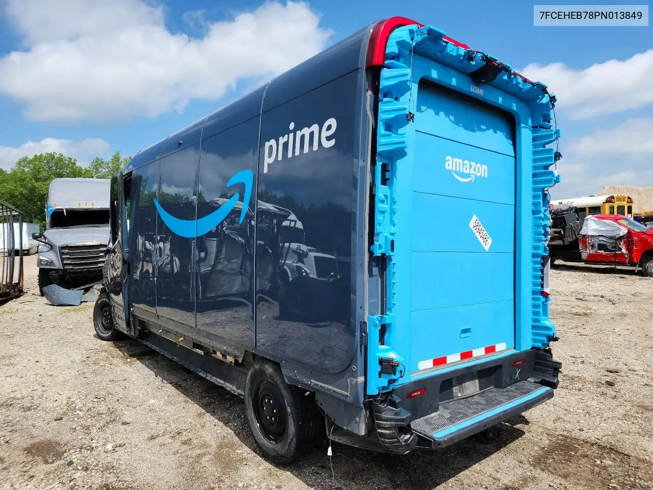 2023 Rivian Edv 700 Delivery Van VIN: 7FCEHEB78PN013849 Lot: 58945486