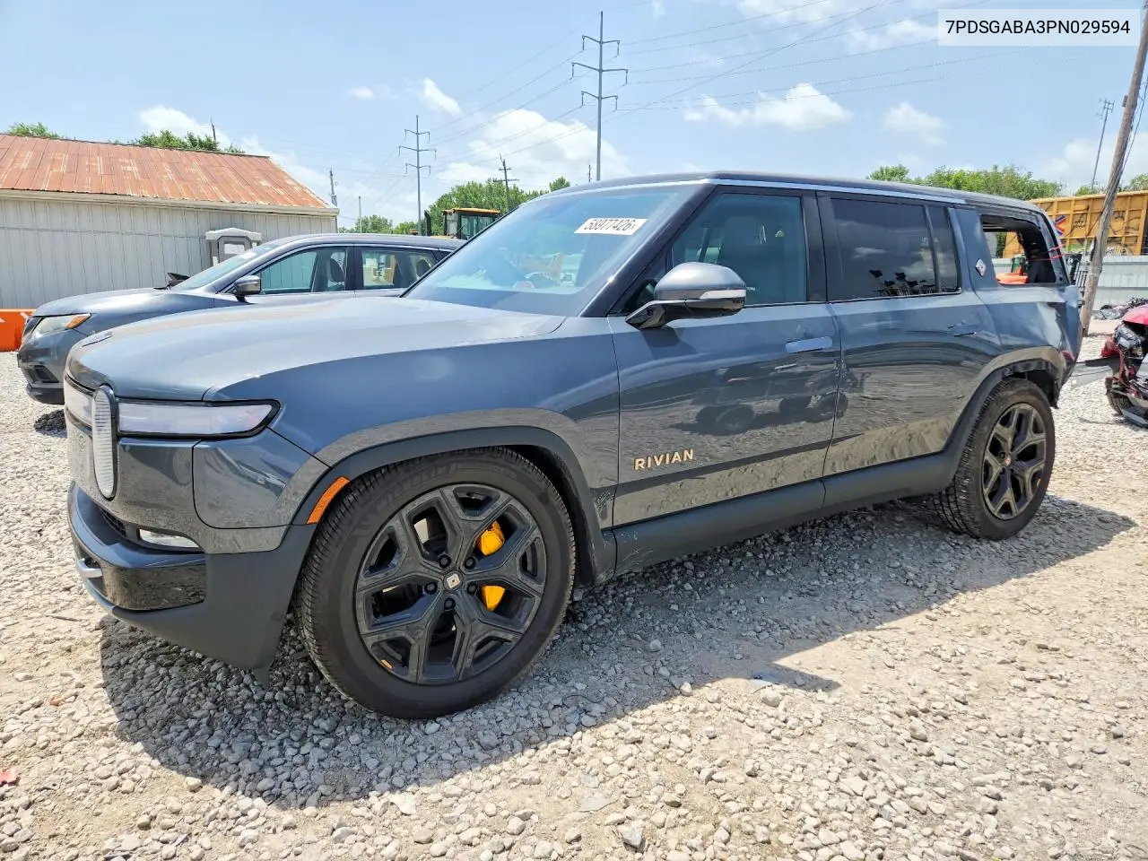 2023 Rivian R1S Adventure VIN: 7PDSGABA3PN029594 Lot: 58977426