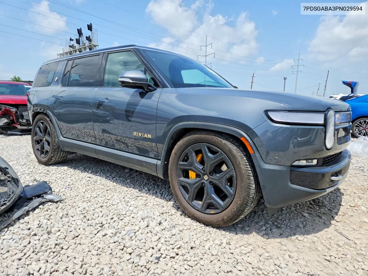 2023 Rivian R1S Adventure VIN: 7PDSGABA3PN029594 Lot: 58977426