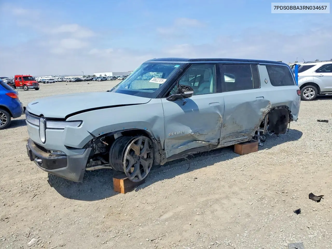 2024 Rivian R1S Adventure VIN: 7PDSGBBA3RN034657 Lot: 55622706
