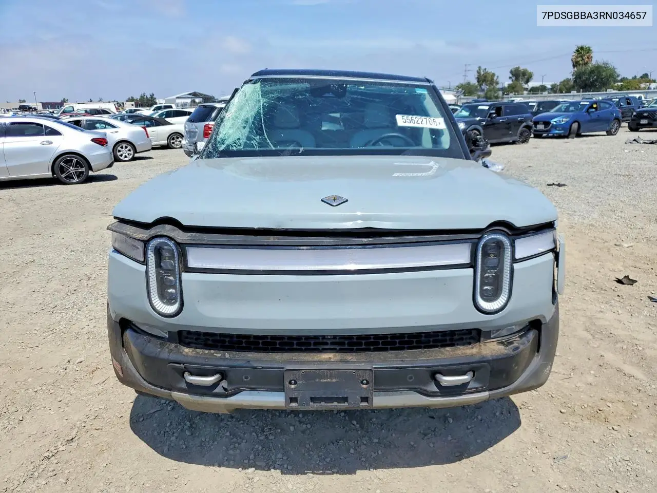 2024 Rivian R1S Adventure VIN: 7PDSGBBA3RN034657 Lot: 55622706