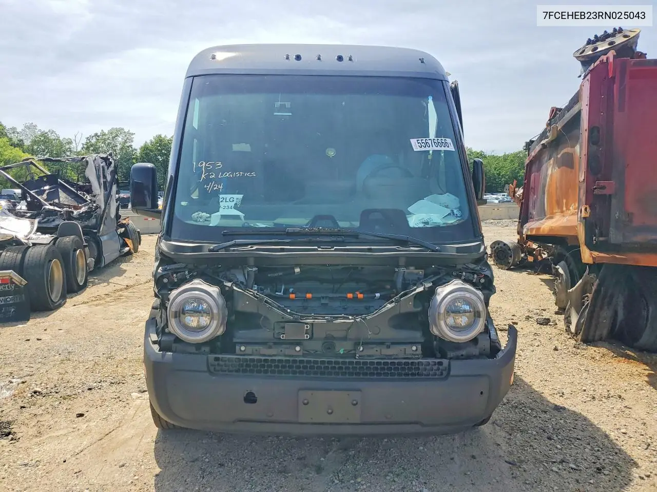 2024 Rivian Edv 700 VIN: 7FCEHEB23RN025043 Lot: 55676666