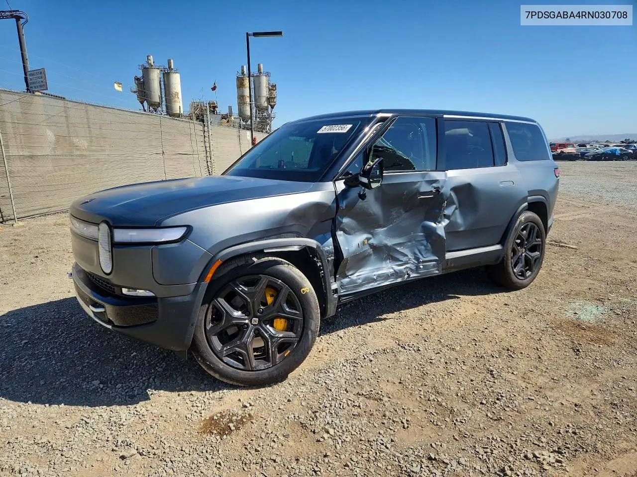 2024 Rivian R1S Adventure VIN: 7PDSGABA4RN030708 Lot: 57002356