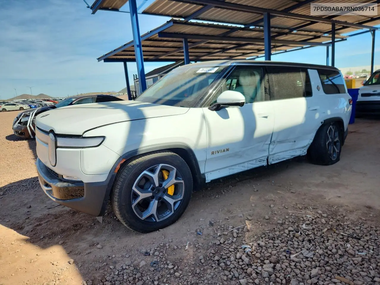 2024 Rivian R1S Adventure VIN: 7PDSGABA7RN036714 Lot: 78722445