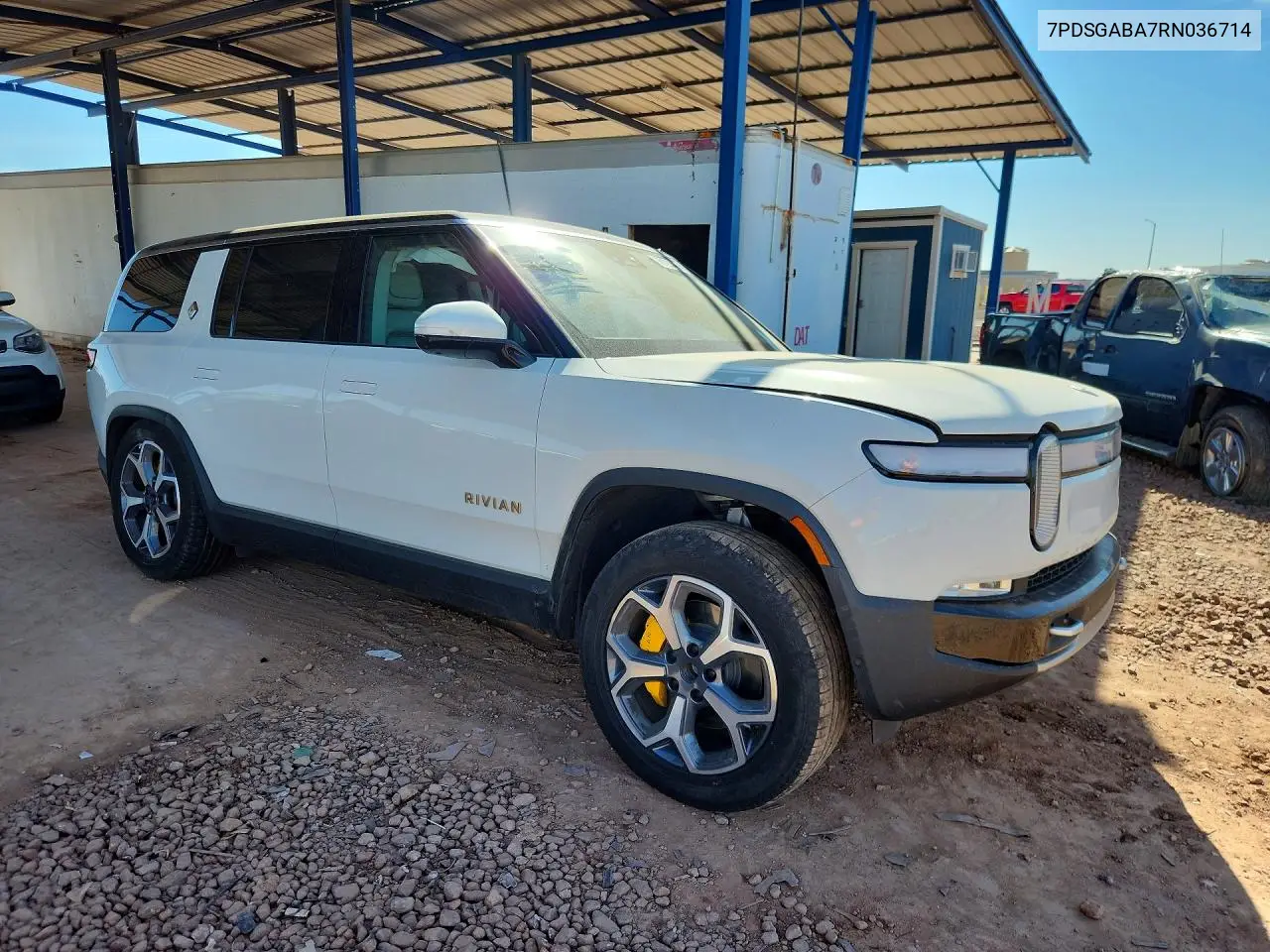 2024 Rivian R1S Adventure VIN: 7PDSGABA7RN036714 Lot: 78722445