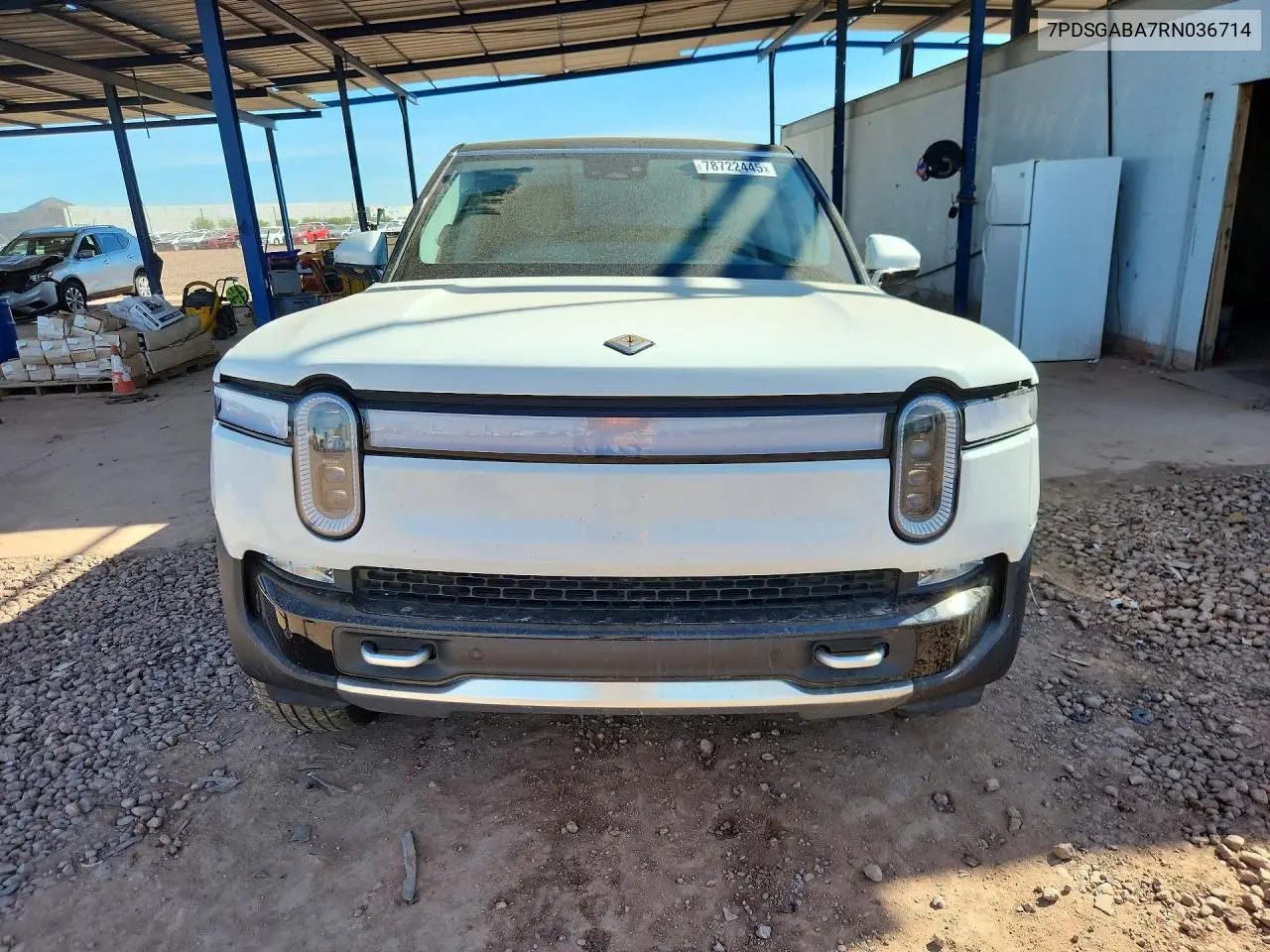 2024 Rivian R1S Adventure VIN: 7PDSGABA7RN036714 Lot: 78722445