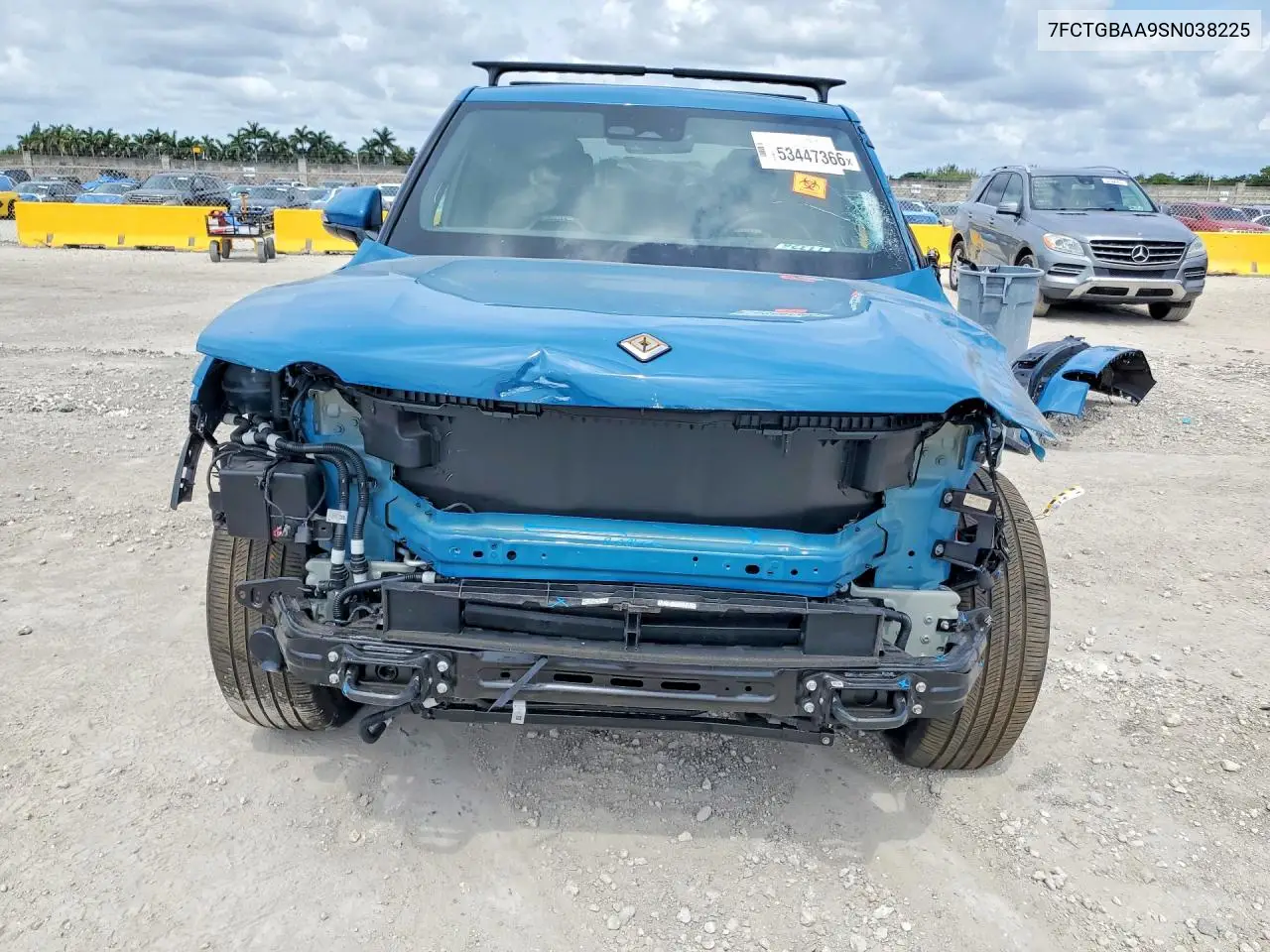 2025 Rivian R1T Adventure VIN: 7FCTGBAA9SN038225 Lot: 53447366