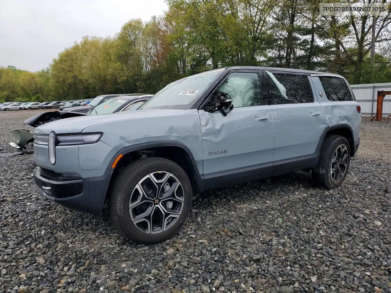 2025 Rivian R1S Adventure VIN: 7PDSGBBA9SN071055 Lot: 53471006