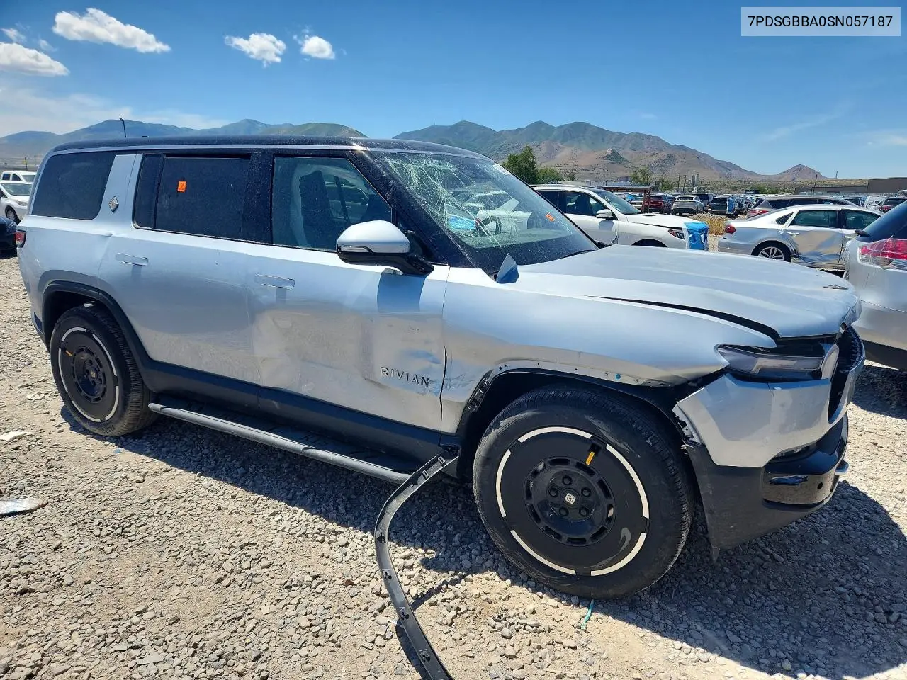 2025 Rivian R1S Adventure VIN: 7PDSGBBA0SN057187 Lot: 55270956