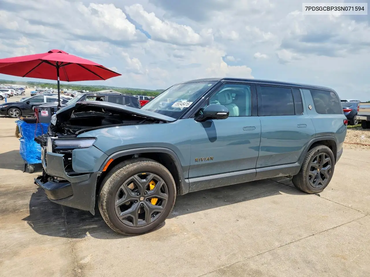 2025 Rivian R1S Premium VIN: 7PDSGCBP3SN071594 Lot: 55348416