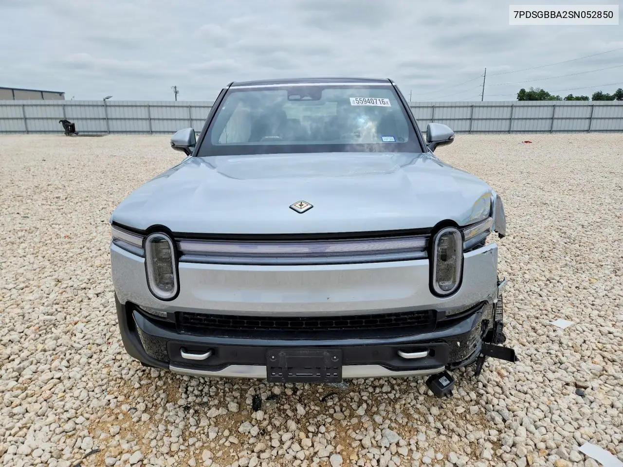 2025 Rivian R1S Adventure VIN: 7PDSGBBA2SN052850 Lot: 55940716