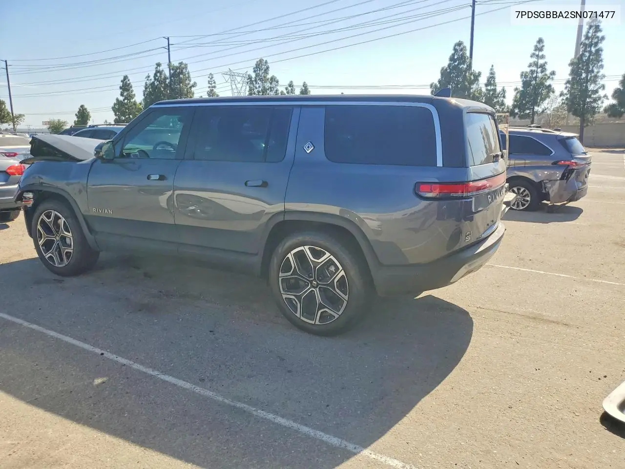 2025 Rivian R1S Adventure VIN: 7PDSGBBA2SN071477 Lot: 57495856