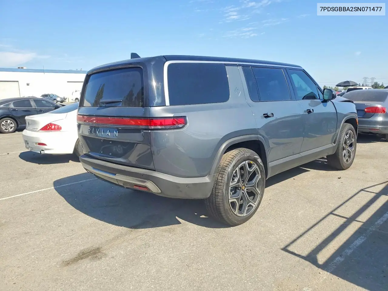 2025 Rivian R1S Adventure VIN: 7PDSGBBA2SN071477 Lot: 57495856
