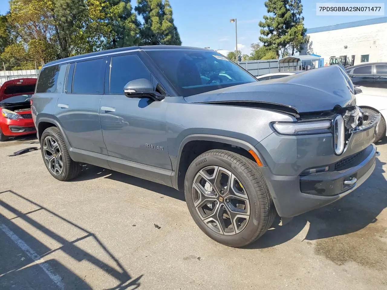 2025 Rivian R1S Adventure VIN: 7PDSGBBA2SN071477 Lot: 57495856