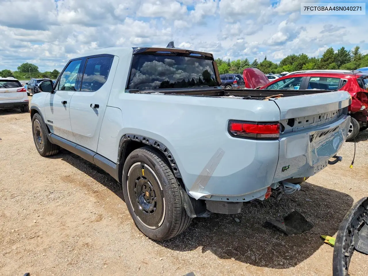 2025 Rivian R1T Adventure VIN: 7FCTGBAA4SN040271 Lot: 58475656