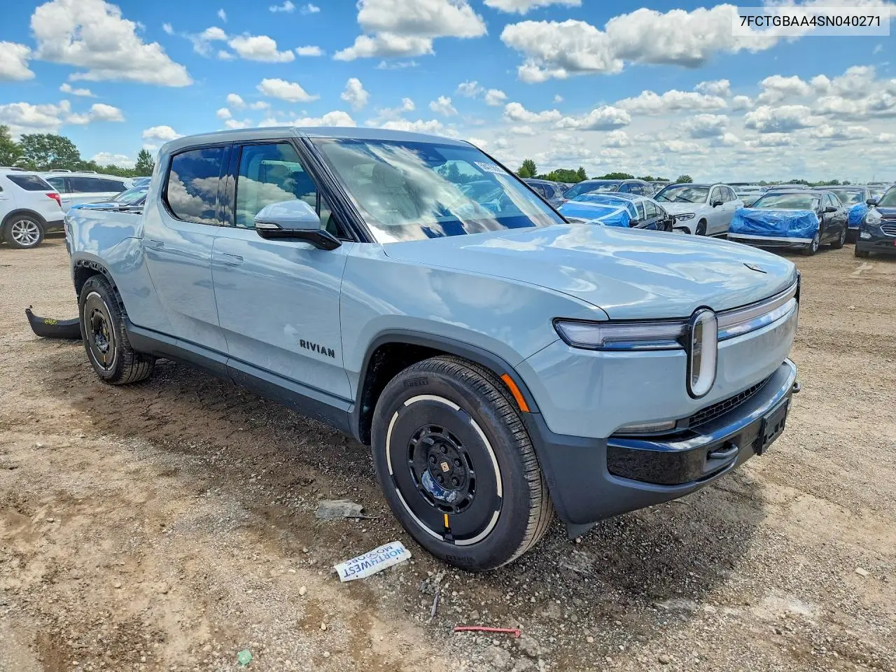 2025 Rivian R1T Adventure VIN: 7FCTGBAA4SN040271 Lot: 58475656