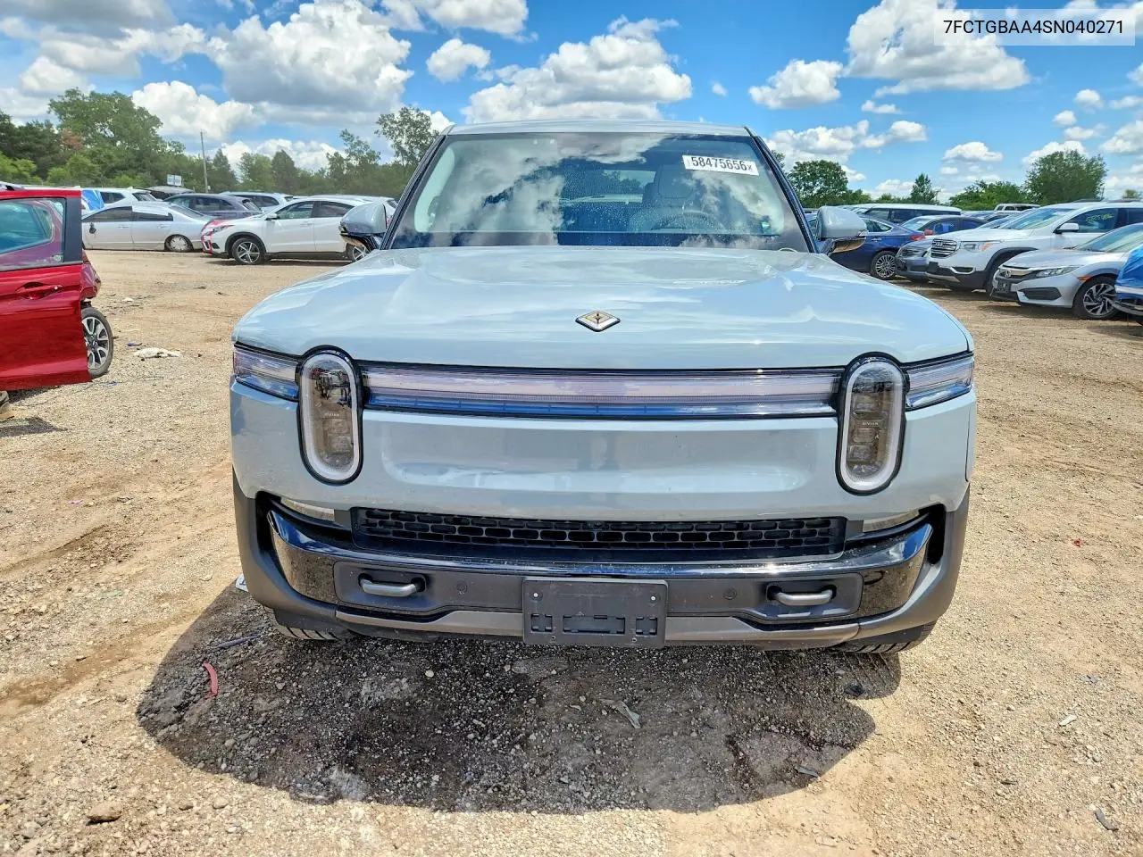 2025 Rivian R1T Adventure VIN: 7FCTGBAA4SN040271 Lot: 58475656
