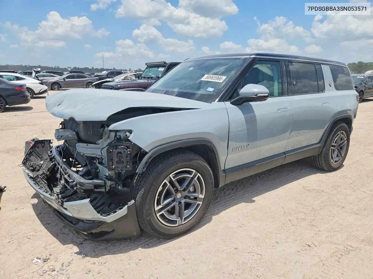 2025 Rivian R1S Adventure VIN: 7PDSGBBA3SN053571 Lot: 58965966