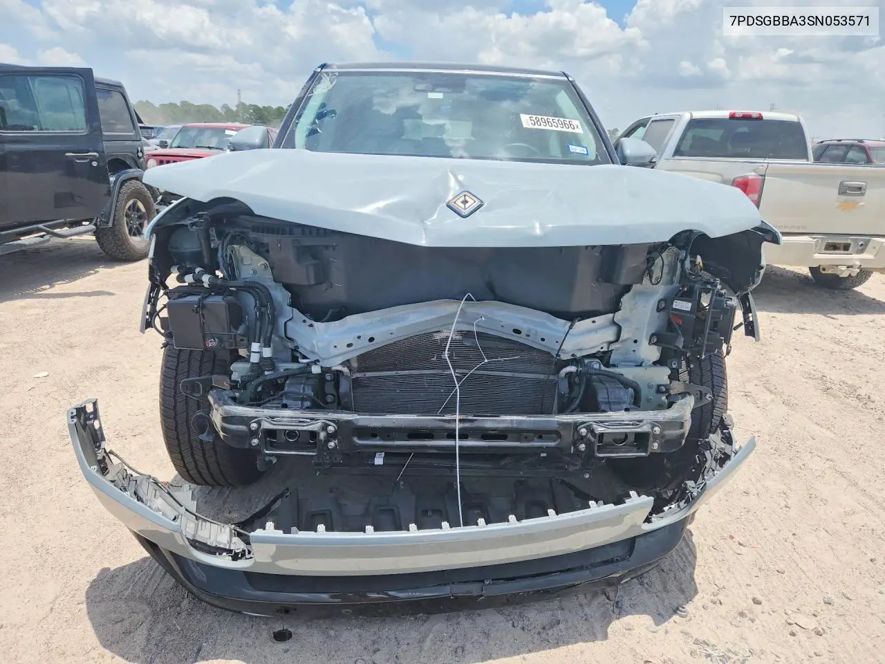 2025 Rivian R1S Adventure VIN: 7PDSGBBA3SN053571 Lot: 58965966