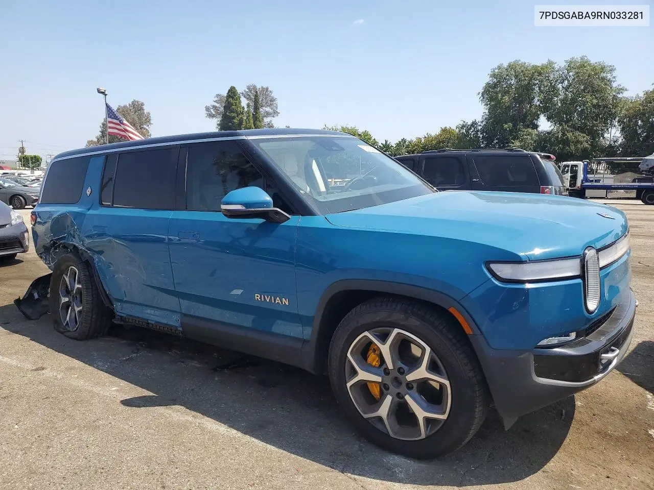 2024 Rivian R1S VIN: 7PDSGABA9RN033281 Lot: 53583556