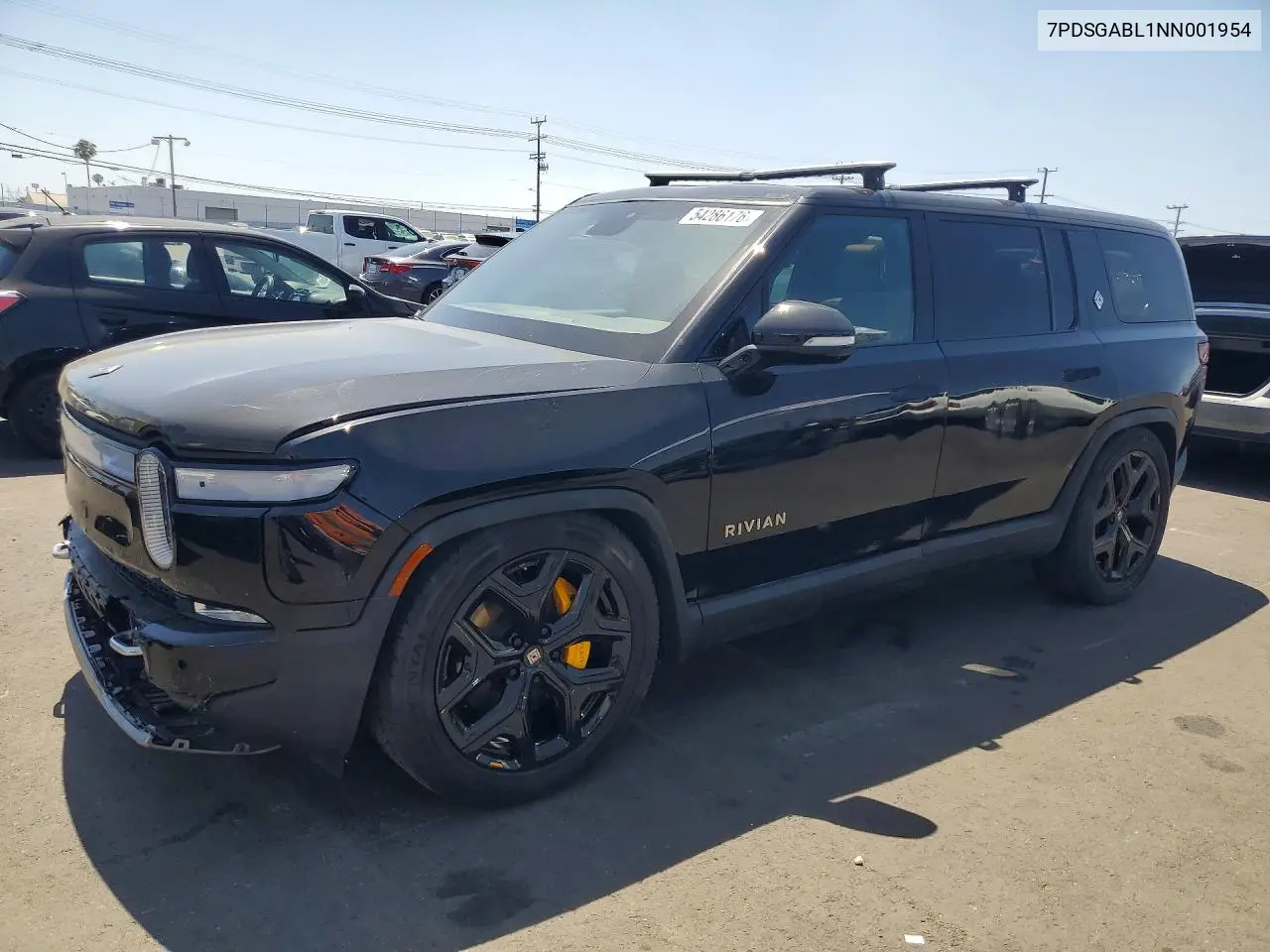 2022 Rivian R1S Launch Edition VIN: 7PDSGABL1NN001954 Lot: 55606546