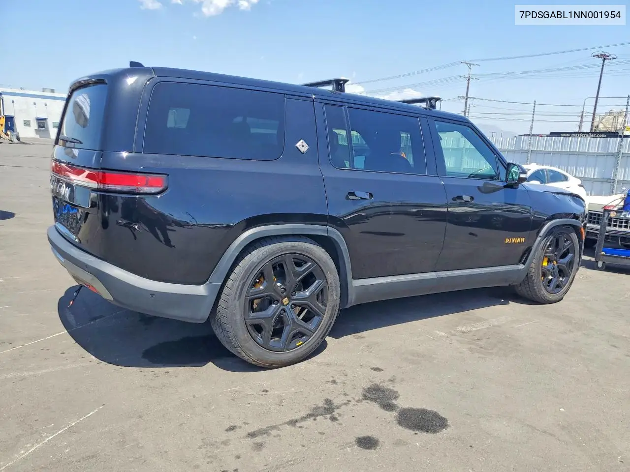 2022 Rivian R1S Launch Edition VIN: 7PDSGABL1NN001954 Lot: 55606546