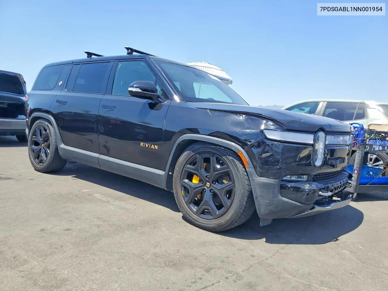 2022 Rivian R1S Launch Edition VIN: 7PDSGABL1NN001954 Lot: 55606546