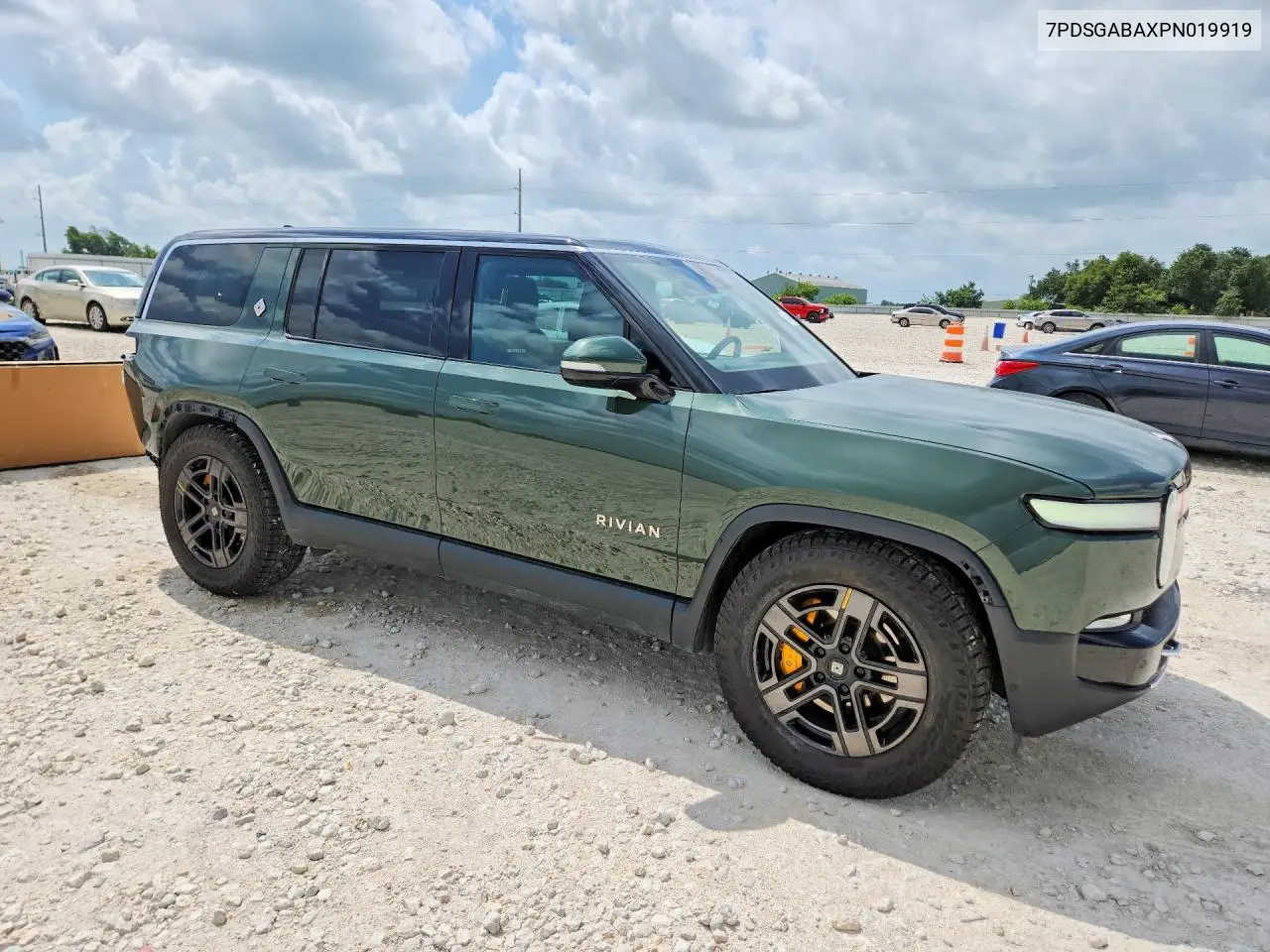 2023 Rivian R1S Adventure VIN: 7PDSGABAXPN019919 Lot: 54841946