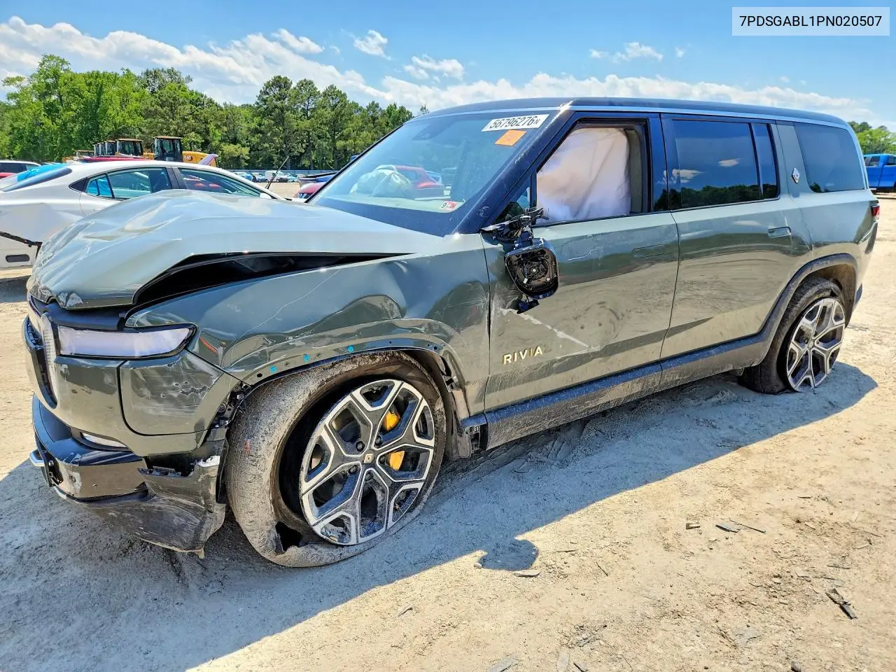 2023 Rivian R1S Launch Edition VIN: 7PDSGABL1PN020507 Lot: 56796276