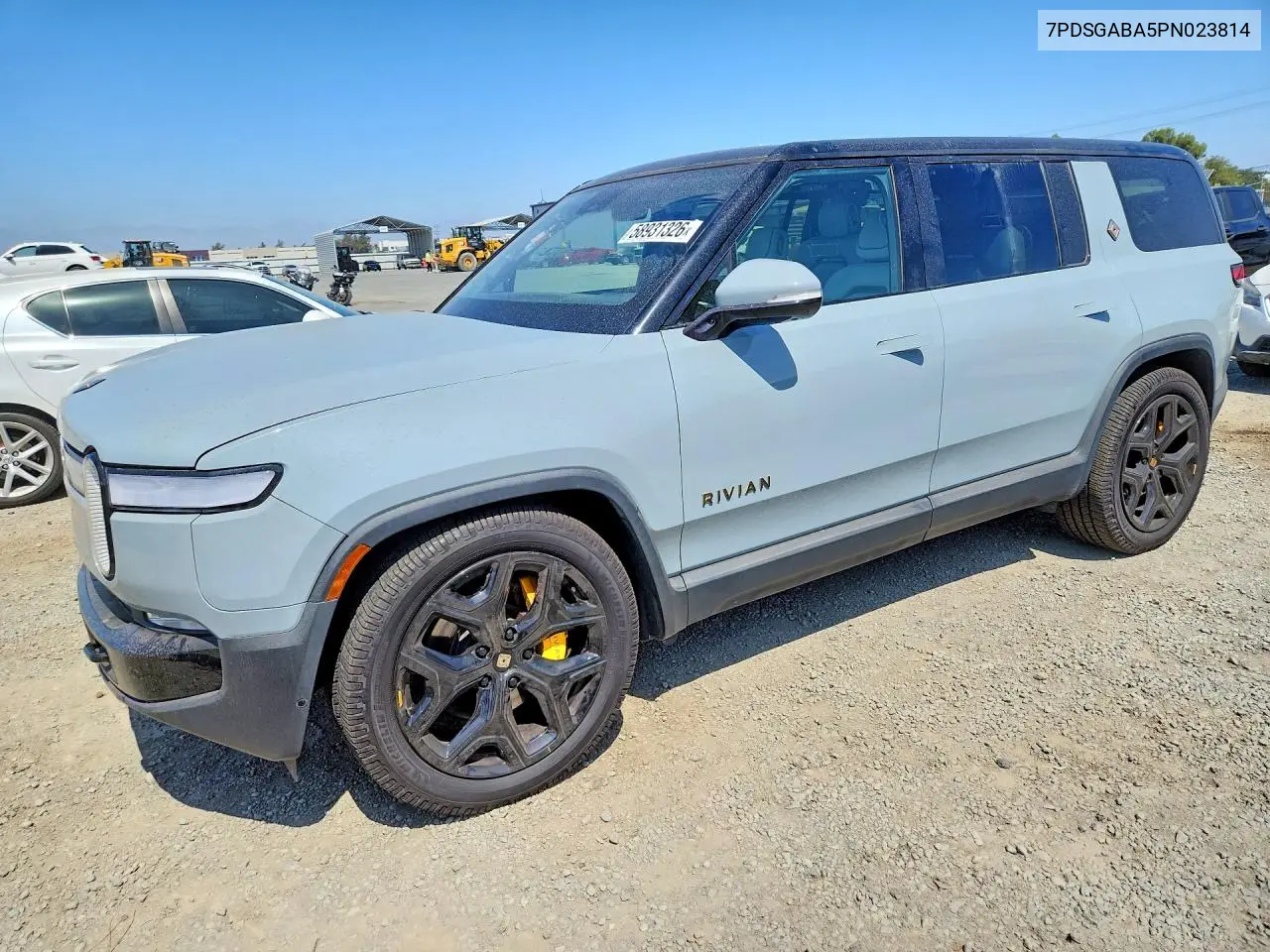 2023 Rivian R1S Adventure VIN: 7PDSGABA5PN023814 Lot: 58931326