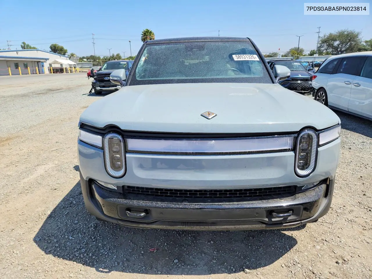 2023 Rivian R1S Adventure VIN: 7PDSGABA5PN023814 Lot: 58931326