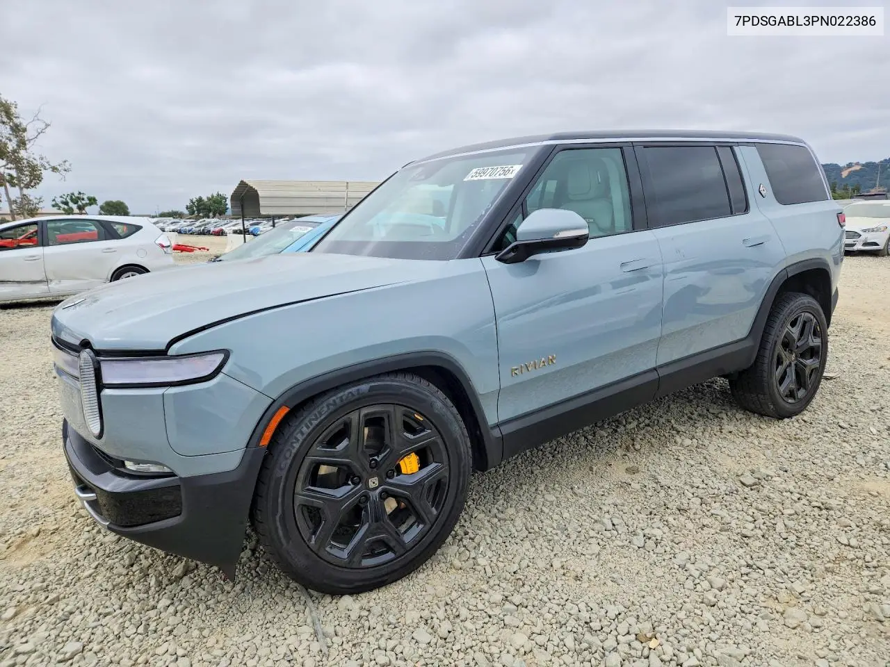 2023 Rivian R1S Launch Edition VIN: 7PDSGABL3PN022386 Lot: 59970756