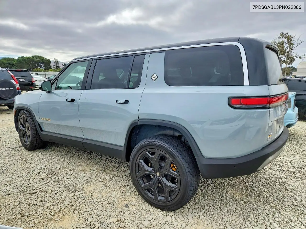 2023 Rivian R1S Launch Edition VIN: 7PDSGABL3PN022386 Lot: 59970756