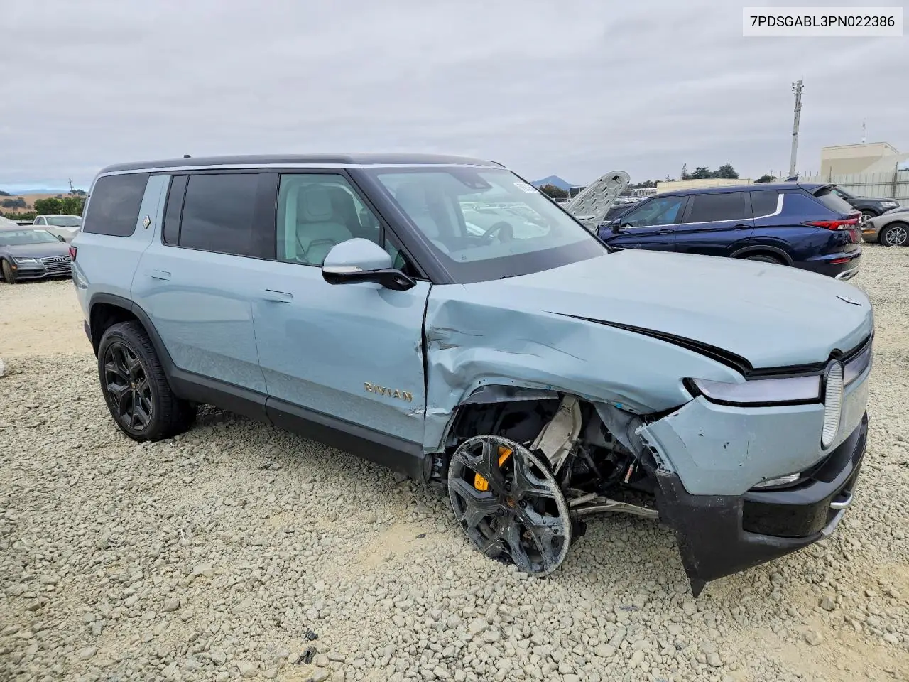 2023 Rivian R1S Launch Edition VIN: 7PDSGABL3PN022386 Lot: 59970756