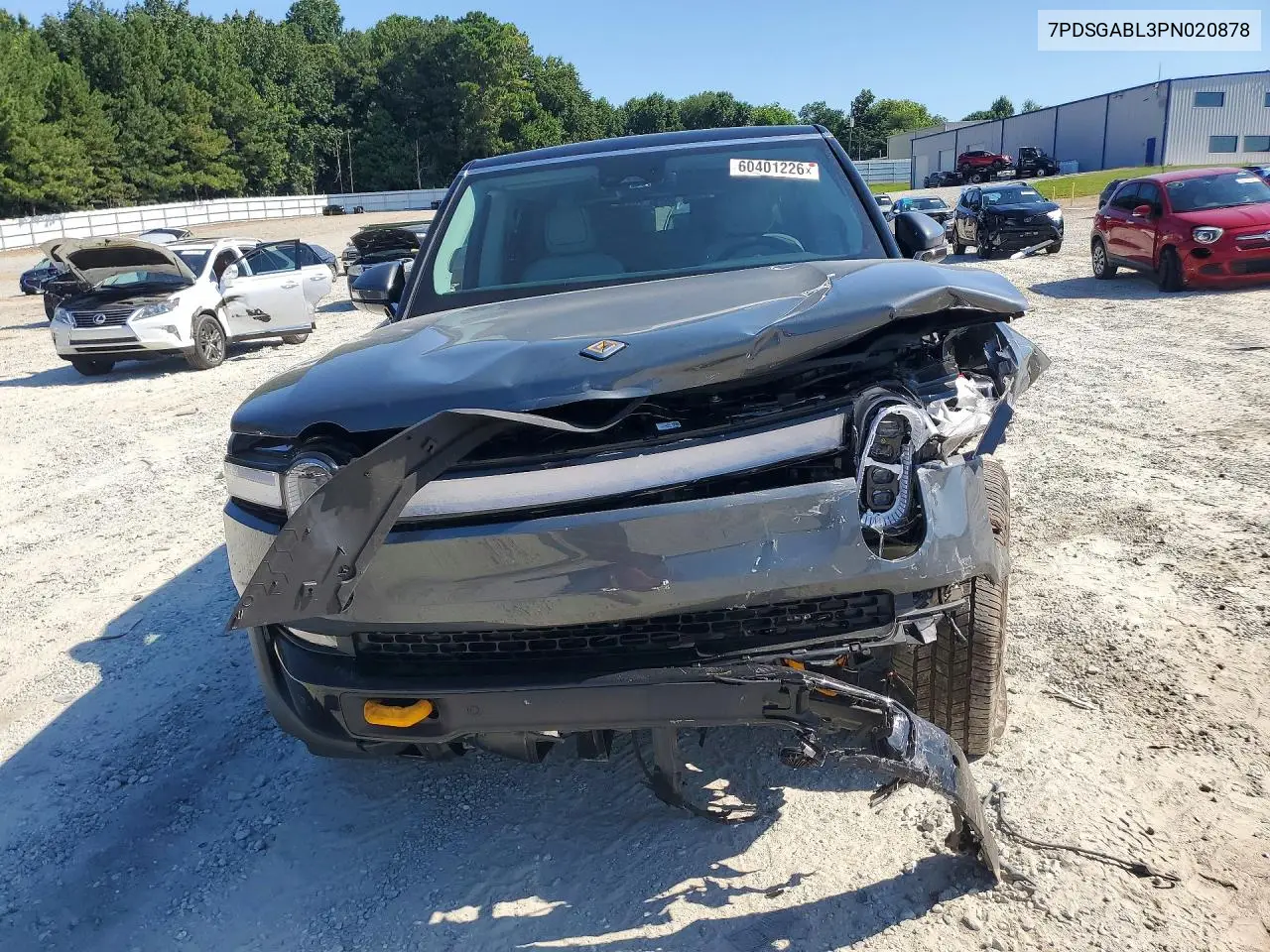 2023 Rivian R1S Launch Edition VIN: 7PDSGABL3PN020878 Lot: 60401226