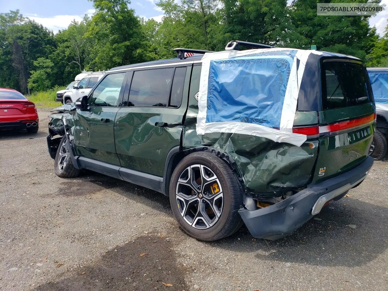 2023 Rivian R1S Launch Edition VIN: 7PDSGABLXPN020988 Lot: 60600176