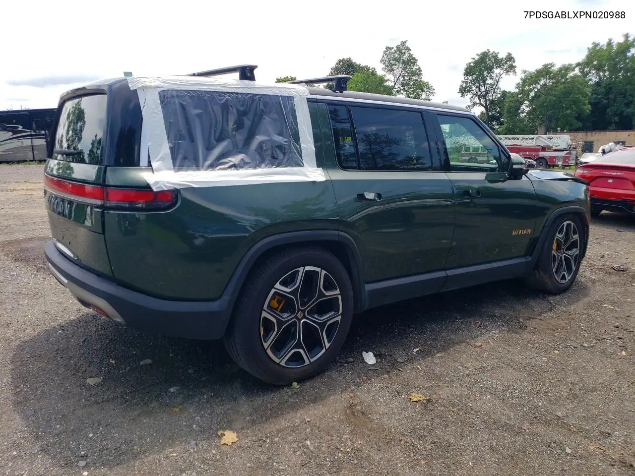 2023 Rivian R1S Launch Edition VIN: 7PDSGABLXPN020988 Lot: 60600176