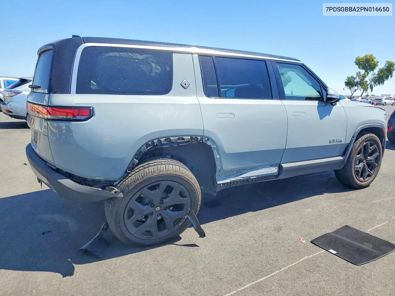 2023 Rivian R1S Adventure VIN: 7PDSGBBA2PN016650 Lot: 61121336