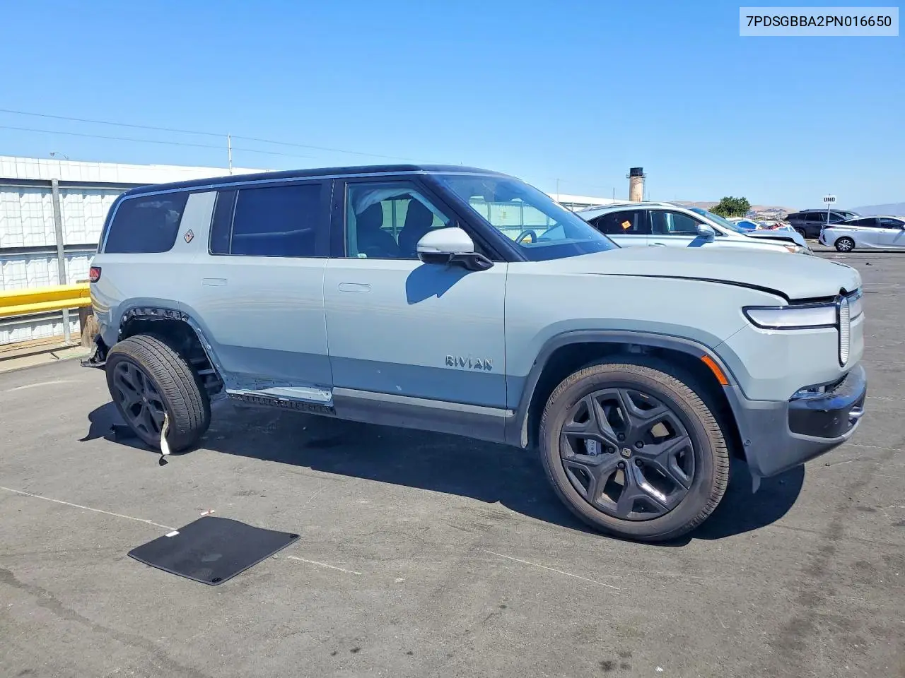 2023 Rivian R1S Adventure VIN: 7PDSGBBA2PN016650 Lot: 61121336