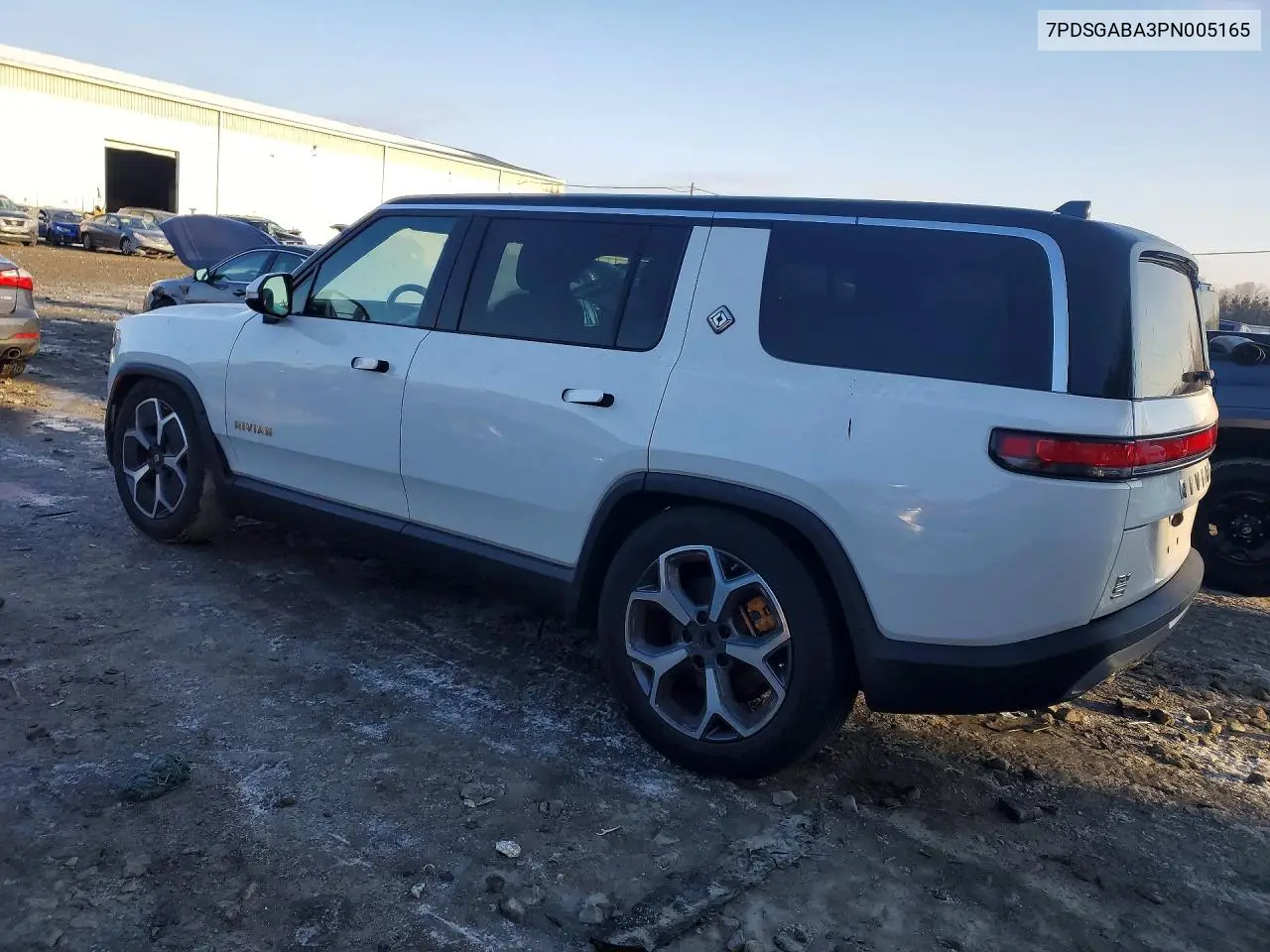 2023 Rivian R1S Adventure VIN: 7PDSGABA3PN005165 Lot: 76287045