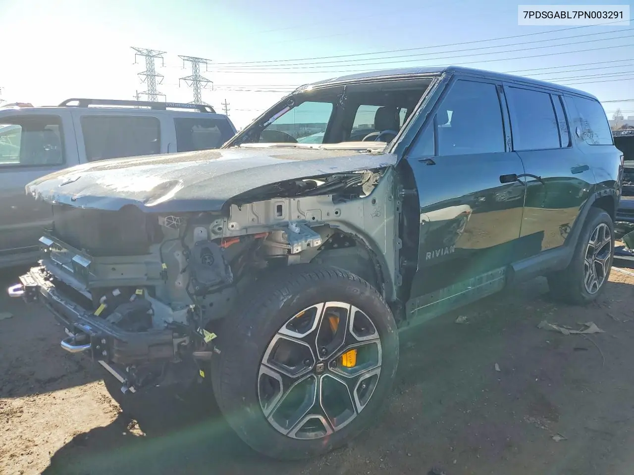 2023 Rivian R1S Launch Edition VIN: 7PDSGABL7PN003291 Lot: 77190825