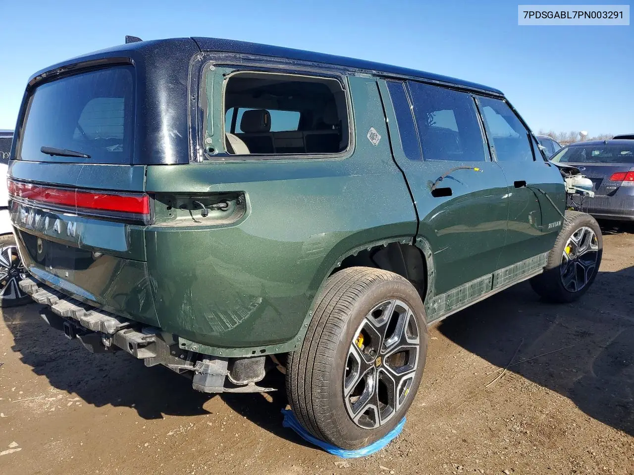 2023 Rivian R1S Launch Edition VIN: 7PDSGABL7PN003291 Lot: 77190825