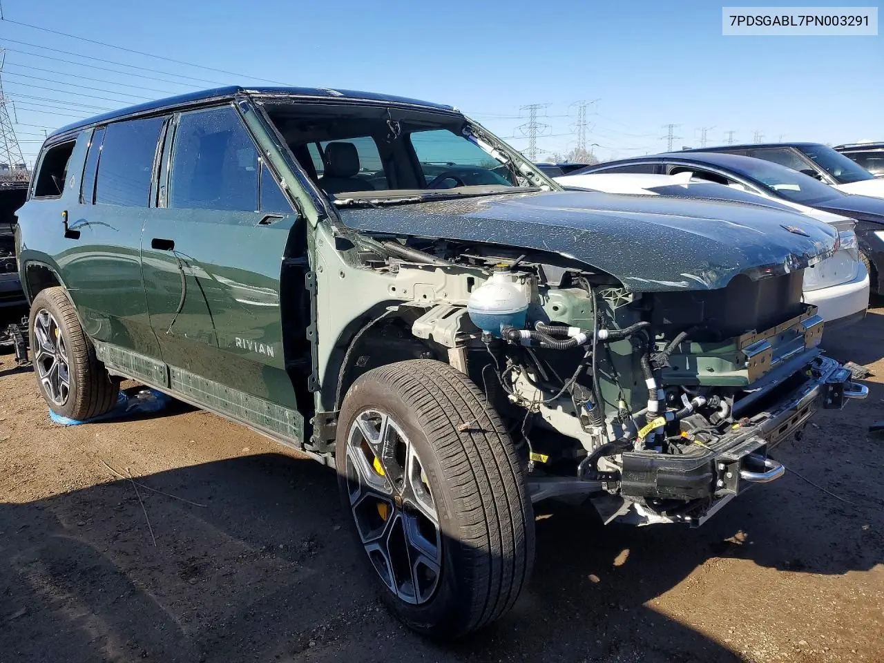 2023 Rivian R1S Launch Edition VIN: 7PDSGABL7PN003291 Lot: 77190825